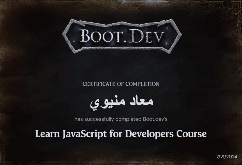 Learn JavaScript for Developers Course